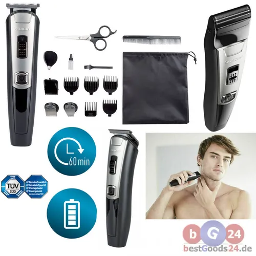 Produktbild Akku Haar- und Bartschneider Set mit div. Aufsätzen