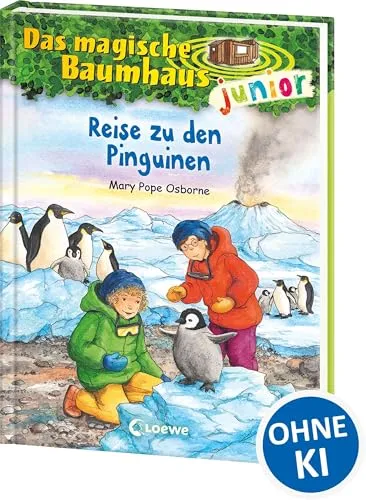 Das magische Baumhaus junior (Band 37) - Reise zu den Pinguinen: Kinderbuch zum Vorlesen und ersten Selberlesen - Mit farbigen Illustrationen - Für Mädchen und Jungen ab 6 Jahren