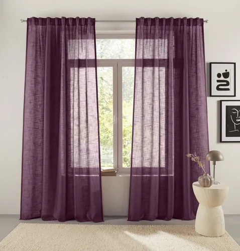 Vorhänge & Gardinen Lila von LeGer Home by Lena Gercke