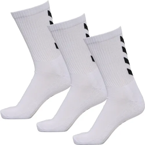 Hummel Fundamental 3-Pack Basic Sock Weiß Gr. 41-46 in weiß von hummel