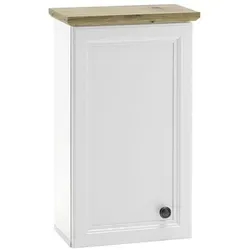 TOSKANA Badezimmer Hängeschrank - Landhausstil in Artisan Eiche Optik - Hängeschrank fürs Bad mit viel Stauraum, rechte und linke Türmontage möglich, ideal für eine moderne Wohlfühl-Atmosphäre.