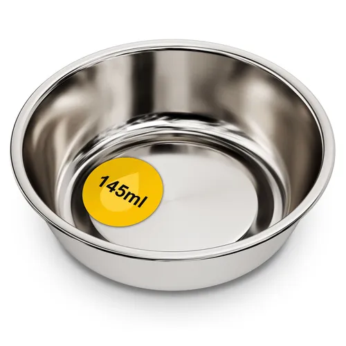 Futternapf Fressnapf 145ml Wassernapf Schüssel aus Edelstahl für Hunde Katzen