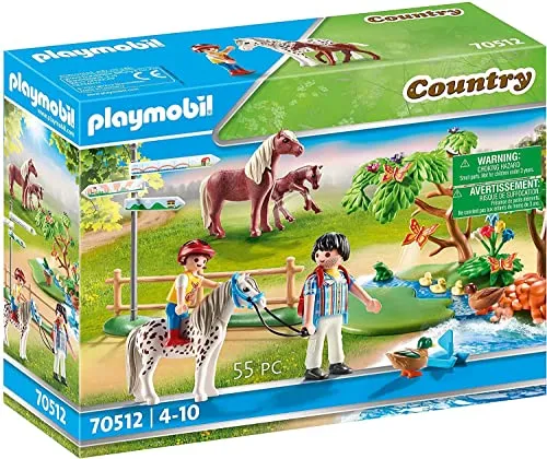 PLAYMOBIL Country 70512 Fröhlicher Ponyausflug