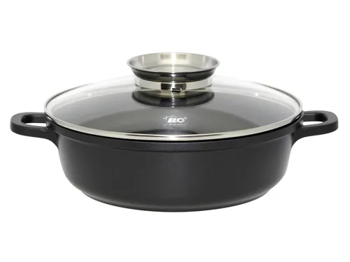 ELO Aluguss Servierpfanne ALUCAST mit Glasdeckel 28 cm von ELO