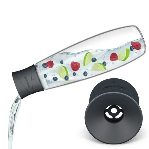 streamlid® Karaffendeckel Für SodaStream DUO Glasflaschen Früchtedeckel Zubehör