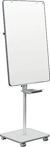 nobo Flipchart Move&Meet - Hochwertiges Tafel-Flipchart, höhenverstellbar und mobil, ideal für interaktive Präsentationen ohne Technik.