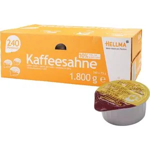 HELLMA Kaffeesahne 10 % 240x 7,5 g