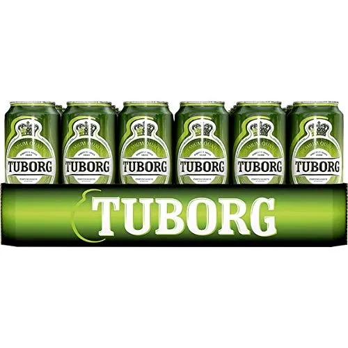 Dosen Tuborg Bier a 0,5L Liter Bier inc. 6.00€ EINWEG Pfand 24