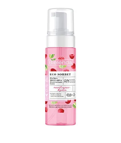 ECO SORBET Himbeere Mizelarschaum - Feuchtigkeitsberuhigend 150 ml