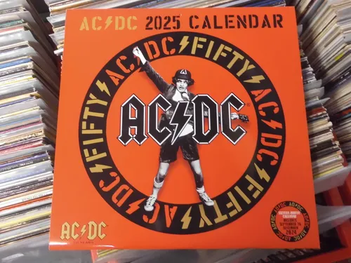 AC/DC KALENDER 2025 (16 MONTH CALENDAR; PYRAMID,30 x 30cm)