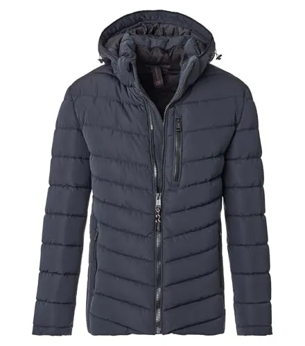 CASAMODA Steppjacke blau XXL - Funktionsjacke aus 100% Polyester, ideal für kühle Tage mit stilvollem Design und optimalem Tragekomfort.