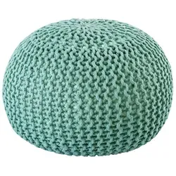 Amagohome Pouf Outdoor ø 55 cm in türkis von Amagohome