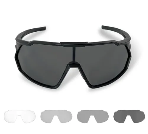 TWO-X Speed Sportbrille Light Photochromic Fahrradbrille MTB Unisex Radbrille Sonnenbrille selbsttönend