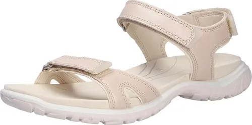 Ecco 85333301009 Sandalette Beige 38 EU - Sportliche Sandalette in Größe 38, aus hochwertigem Leder. Mit praktischem Klettverschluss für einfachen Einstieg und optimalen Halt – ideal für den Sommer.