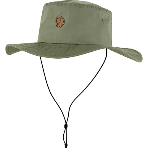 Fjällräven Hatfield Hat grün (620) S - Hüte & Caps - Robuster Unisex-Hut aus langlebigem G-1000-Material mit breiter Krempe und Kordelzug für optimalen Schutz bei Wind und Wetter.