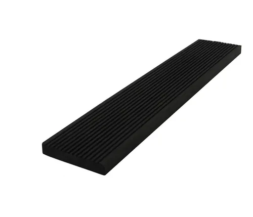 WPC Profi Terrassendielen WPC Flachleiste MUSTER 15 cm anthrazit 55x10 mm, (Flachleiste, Musterstück 15 cm)