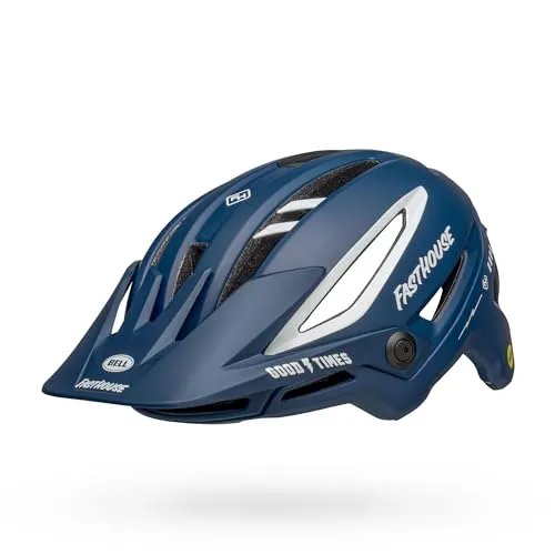 Bell Sixer MIPS Fahrradhelm, m/g Blue/wht fasthouse S - Fahrradhelm mit MIPS-Sicherheitssystem, 26 Belüftungsöffnungen für optimale Luftzirkulation und leichtes Design mit nur 395 g – ideal für Sicherheit und Komfort beim Radfahren.