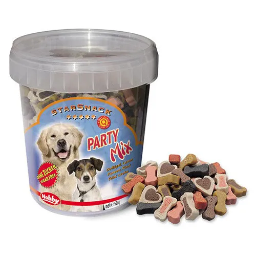 Nobby Hunde Starsnack Party Mix Dose 500 g, UVP 4,69 EUR, NEU