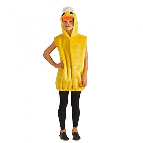 Krause & Sohn Tierkostüm Enten Baby Kurzoverall Plüsch Tierkostüm Vogel Küken (98/104)