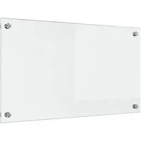 vidaXL Küchenrückwand Transparent 70 x 40 x 0,8 cm - Elegante Küchenrückwand aus gehärtetem Glas, hitzebeständig und einfach zu reinigen. Ideal für moderne Küchen – schützt Wände und wertet das Design auf.