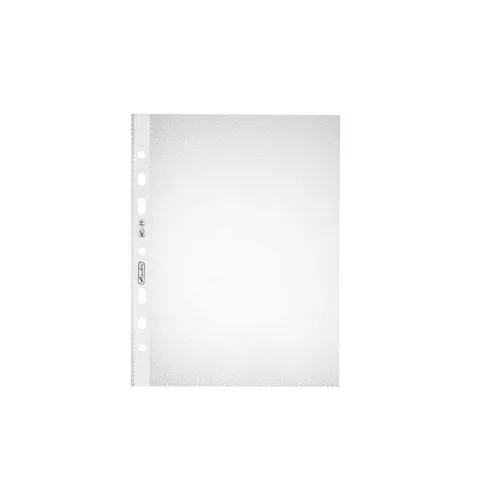 HERLITZ 10 STÜCK A5 PROSPEKTHÜLLEN STANDARD GENARBT KLARSICHTHÜLLEN NEU