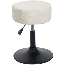 MCW Sitzhocker MCW-C22-C, Höhenverstellbar und Drehbar in weiß von MCW