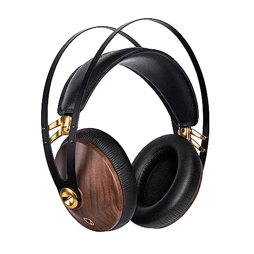 Meze 99 Classics Walnut Gold - Audiophiler Over-Ear Kopfhörer, zeitloses Design und vollständig wartungsfähig mit hochwertigen Materialien