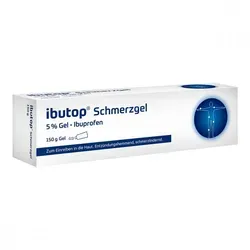 Ibutop Schmerzgel 150 G - Schmerzlinderndes Gel für die äußerliche Anwendung bei Sport- und Unfallverletzungen. Ideal zur Unterstützung der Pflege bei Schwellungen und Entzündungen der Weichteile.