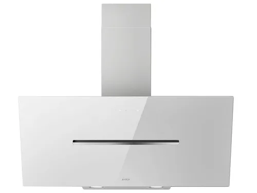 Elica Shy-S PRF0166935 Kopffreihaube 90 cm Weiß - Dunstabzugshaube mit 90 cm Breite, Abluft- und Umluftbetrieb und einer starken Luftleistung von 650 m³/h für eine effiziente Luftreinigung.