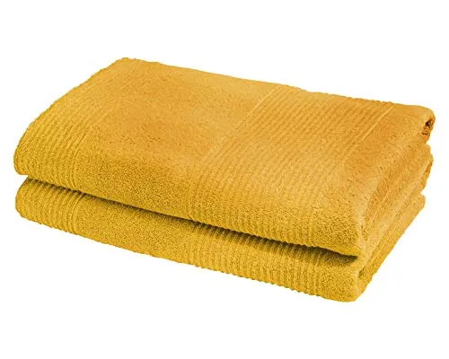 fleuresse Frottier 2828 Duschtuch 2er-Set - Handtücher aus 100% Baumwolle, 550g/m², flauschig weich und extrem saugfähig. Ökotex Standard 100 zertifiziert, langlebig und in 18 modischen Farben erhältlich.