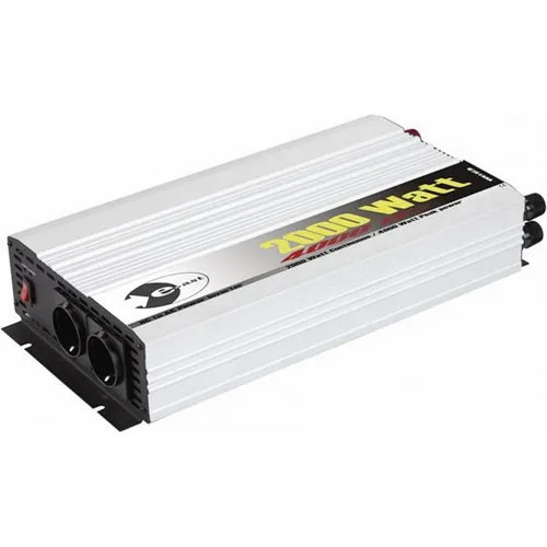 e-ast Wechselrichter HPL 2000-24 2000 W 24 V/DC - 230 V/AC - Solar & Wind: 2000 W Wechselrichter mit sinusähnlicher Wechselspannung für den Anschluss von 230 V-Verbrauchern, ideal für Boote und Fahrzeuge.