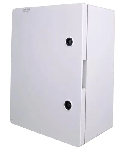 RoadEu – Verteilergehäuse IP65 600x400x200mm – Wasserdichter Schaltkasten aus Kunststoff mit Schloss, DIN-Schiene, Kabelverschraubungen & Montageplatte – Für Technik & Außenbereich