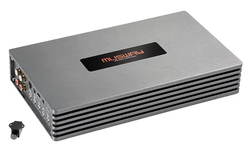 Musway ONE1500 1-Kanal Mono-Verstärker für kraftvollen Bass - Der Musway ONE1500 ist ein kompakter 1-Kanal Verstärker, ideal für Subwoofer. Mit modernster Class-D Technologie bietet er hohe Leistung und Effizienz, perfekt für eindrucksvollen Bass im Fahrzeug.