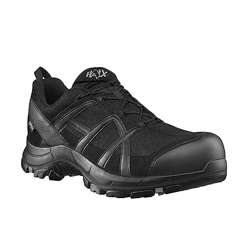 Sicherheitshalbschuh BLACK EAGLE Safety 40.1 low, S3, schwarz, Größe UK 3.0 - Arbeits- & Schutzkleidung mit GORE-TEX® Innenfutter für Wasserdichtigkeit und Atmungsaktivität. Ideal für flexiblen Einsatz bei warmen Temperaturen, bietet hervorragenden Komfort und Sicherheit.