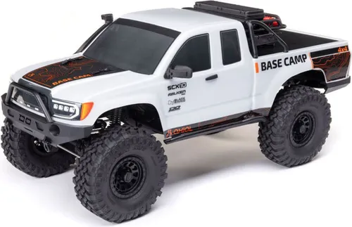 Axial AXI-1375T1 1:10 SCX10 III Base Camp 4X4 Rock Crawler - Offroad Crawler im Maßstab 1:10, Ready to Go und perfekt für abenteuerliche Geländefahrten.
