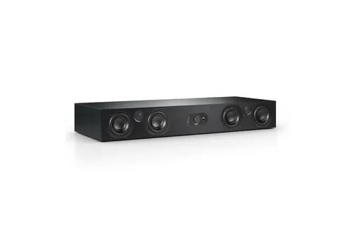 Nubert nuBoxx AS-425 max - Schwarze Soundbar mit 220 W Stereobase, Bluetooth aptX HD und Sprachoptimierung für ein erstklassiges Klangerlebnis