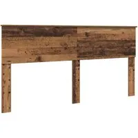 vidaXL Kopfteil Altholz 180 cm – Modernes Design für dein Schlafzimmer - Elegantes Kopfteil aus robustem Holzwerkstoff, das deinem Schlafzimmer Stil verleiht. Pflegeleicht und einfach zu montieren, kombiniert es Funktionalität mit zeitgemäßer Ästhetik.