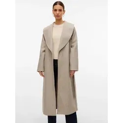 Vero Moda Langmantel VMANNE BERGEN XTRA LONG COAT GA braun M (38)