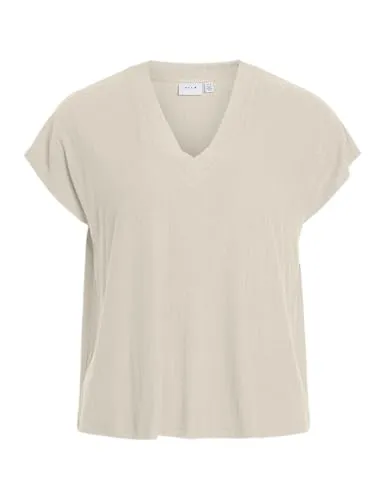 Vila Vidimita V-Neck S/S Top/R