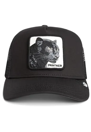GOORIN Unisex Trucker Cap - Panther Trucker Kappe - Caps & Hüte mit atmungsaktivem Mesheinsatz und stylischem Front-Patch, ideal für modebewusste Damen und Herren. Snapback-Verschluss sorgt für individuelle Passform.