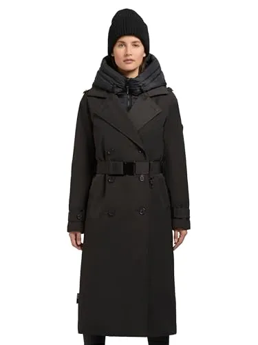 KHUJO Damen Trenchcoat 