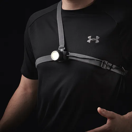 MeLiTec LED Jogging Lampe HL19 grau USB von MeLiTec