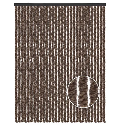 Arsvita Flauschvorhang 120x200 Meliert beige-braun in braun von Arsvita