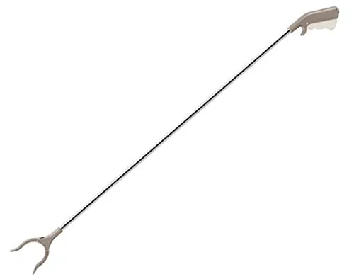 Greifzange extra lang für Müll | Greifhilfe [100 cm] - Müllzange aus Aluminiumlegierung für Senioren | praktischer Abfallsammler | Handgreifer - Müllsammler | Greifarm | robuste Müllsammelzange