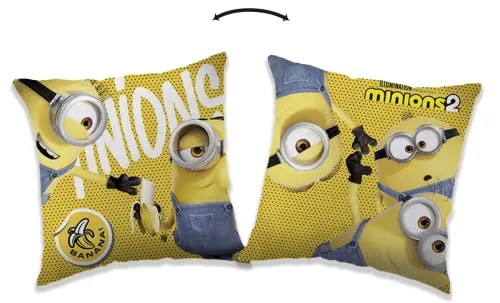 Jerry Fabrics Minions Kissen Kuschelkissen Dekokissen 40 x 40 cm