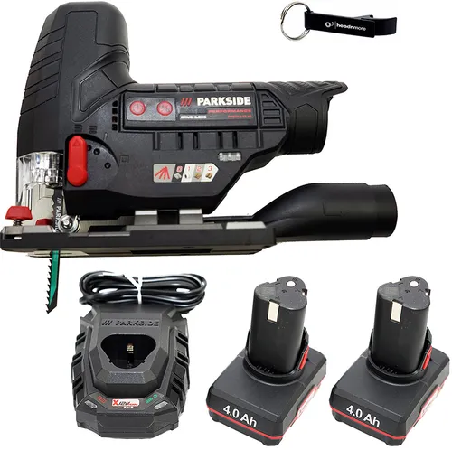 PARKSIDE PERFORMANCE® 12 V Akku-Stichsäge PPSTKA 12-Li mit Koffer und 2 Akkus - Präzise Akku-Stichsäge für Holz, Kunststoff und Metall mit Constant Power Control. Inkl. 2 Akkus und Ladegerät im praktischen Koffer – ideal für vielseitige Sägearbeiten!