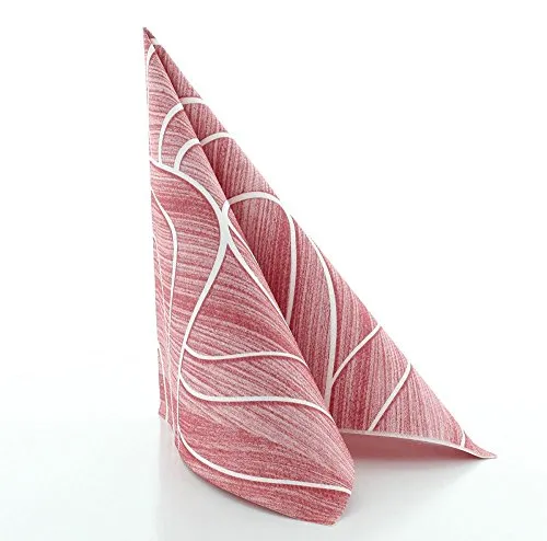 Sovie HORECA Serviette RENÈ in rot von Sovie HORECA