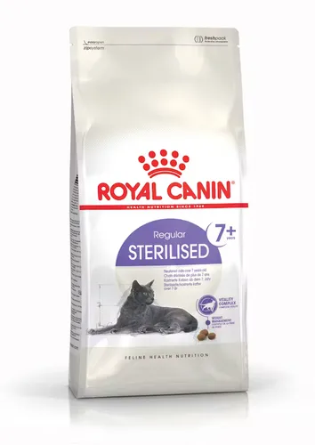 Royal Canin Sterilisiert +7 Senior 3,5 Kg - Trockenfutter für kastrierte Katzen - Trockenfutter für Senior-Katzen, speziell entwickelt für die Bedürfnisse kastrierter Tiere ab 7 Jahren, unterstützt die Gesundheit und das Wohlbefinden.
