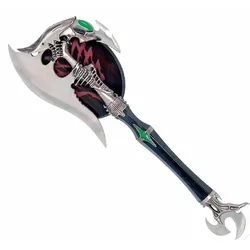 Alien Fantasy Axt inklusive Holzwandplatte