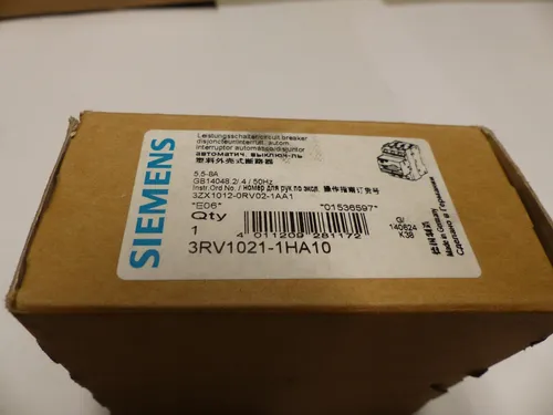 Produktbild Leistungsschalter 3RV1021-1HA10 Siemens